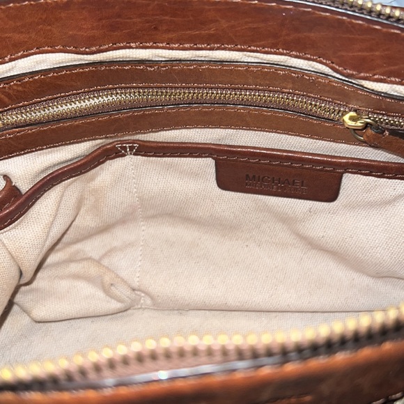 Michael Kors Signature Canvas & Leather Satchels Hand Bag - Picture 6 of 10